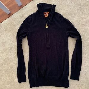 Tory Burch half zip sweater size XS